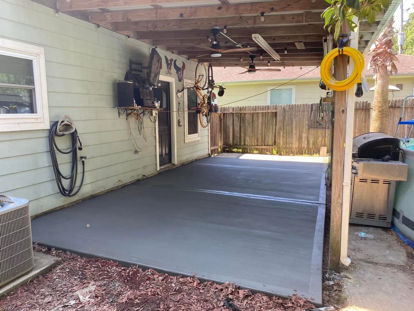 Finished parking lot